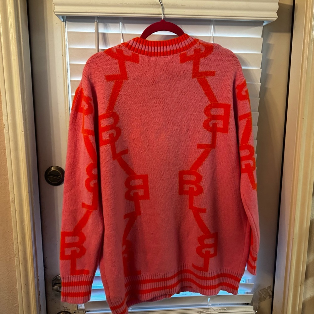 Buddy Love Vibrant Pink and Orange Cardigan NWT** - Picture 7 of 9